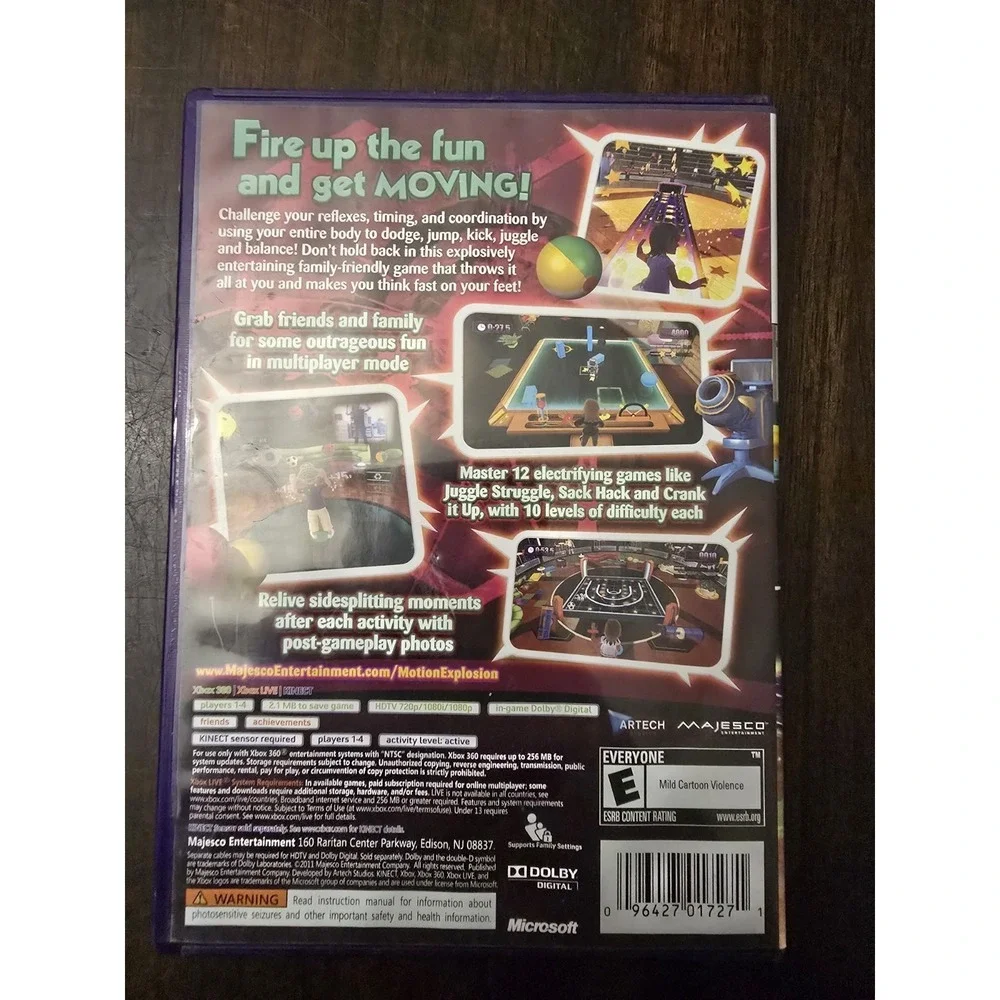 Motion Explosion! Xbox 360 Kinect Majesco 2011‎
